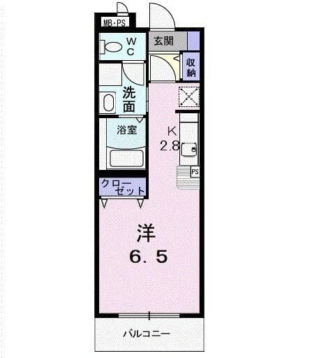 メゾン　ＴＭＳＫ 4階の間取り 1