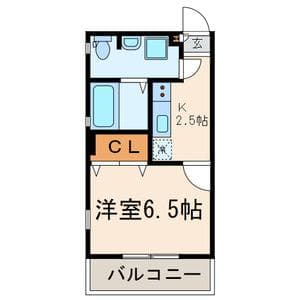 ヴェリーヌ住吉 3階の間取り 1