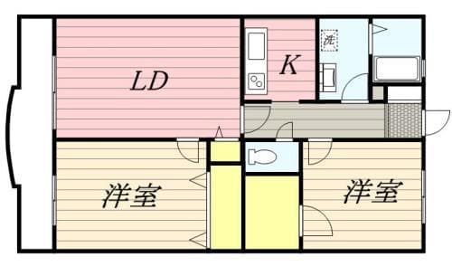 メトロステージ一ツ家 3階の間取り 1