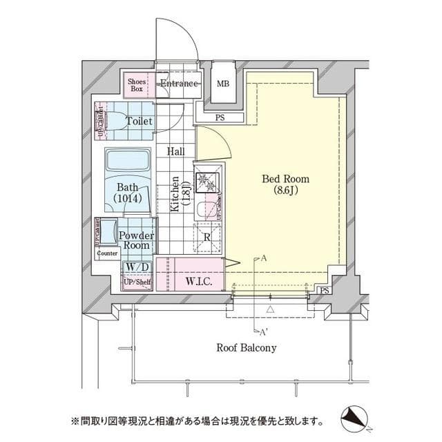 シェル品川戸越 6階の間取り 1