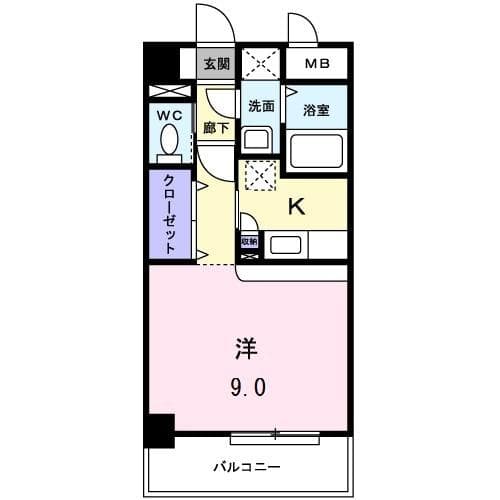 サンヒルズ 3階の間取り 1