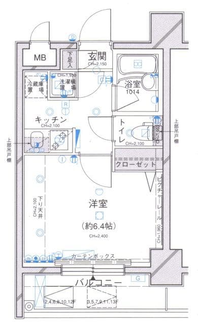 パレステュディオ芝浦　Ｔｏｋｙｏ　Ｂａｙ 11階の間取り 1