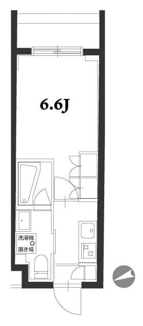 アジールコート品川中延 1階の間取り 1