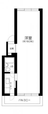 ニューハイツ切り通し 1階の間取り 1