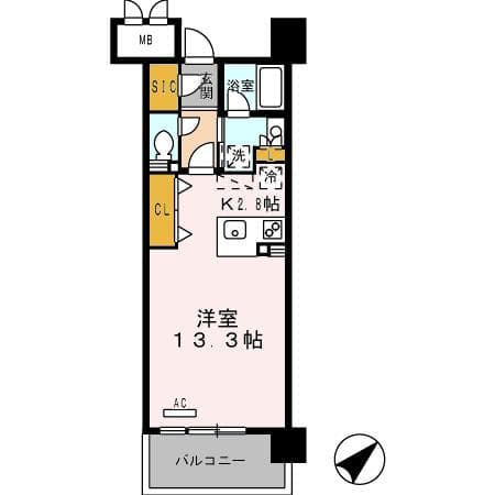 ロイヤルパークス豊洲 5階の間取り 1