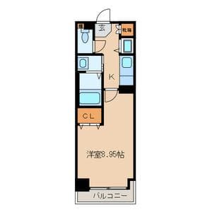 アレグレット千住宿 7階の間取り 1