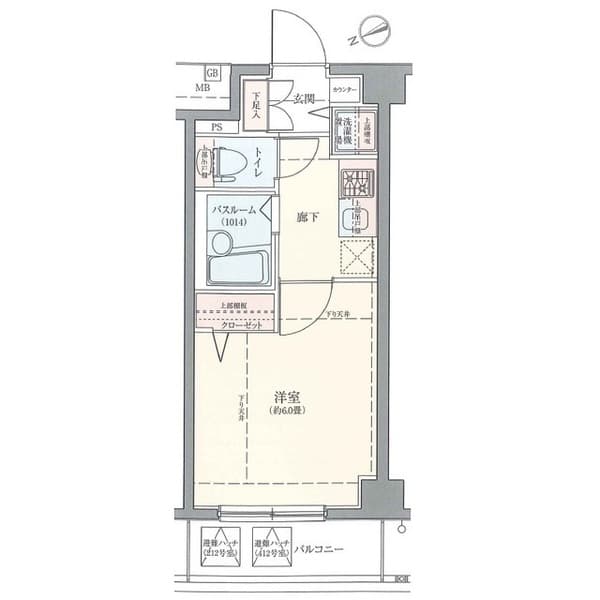 ロアール西品川 2階の間取り 1