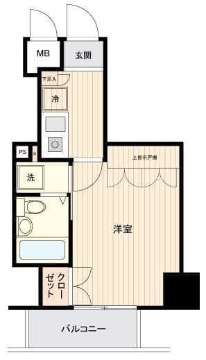 アヴァンティーク銀座一丁目 11階の間取り 1