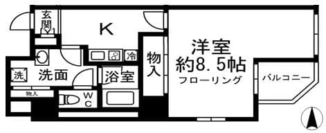 NSビル２ 5階の間取り 1