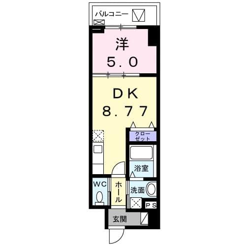 スカイハウス　グランデ 3階の間取り 1