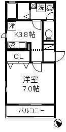 コルナス蒲田 1階の間取り 1