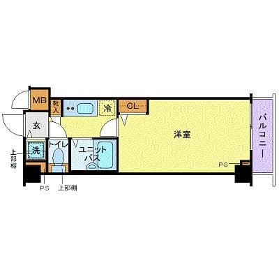 トーシンフェニックス日本橋兜町参番館 3階の間取り 1