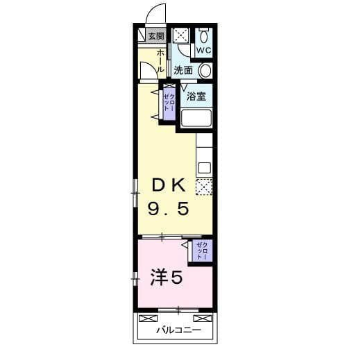 メゾン・ＭＳＫ・千石 3階の間取り 1