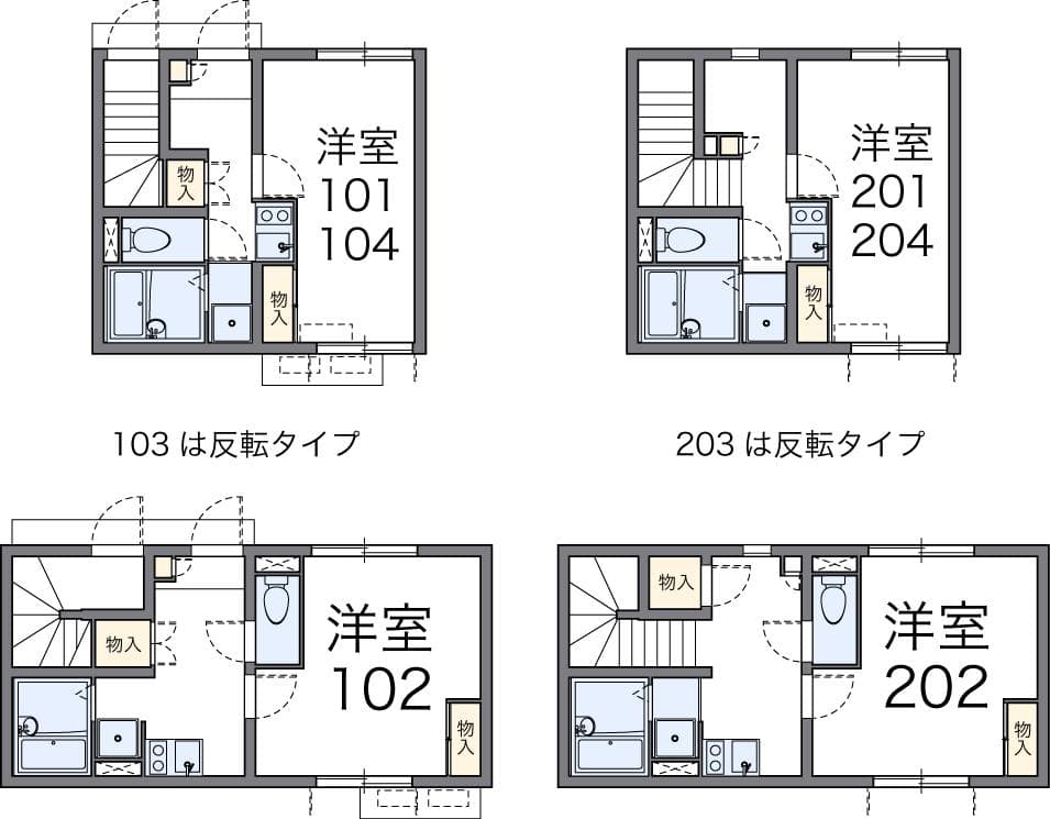 レオネクストYUTAKA 1階の間取り 1