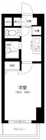 プレール・ドゥーク文京白山 1階の間取り 1