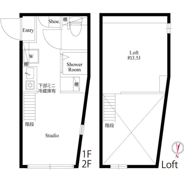 ポラリス上十条 1階の間取り 1