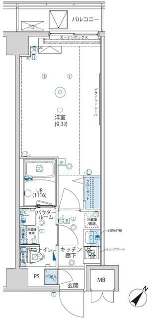 トラディス向島 5階の間取り 1