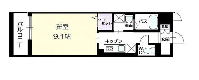 グラン　パール 2階の間取り 1