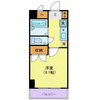 リベール学芸大学 6階の間取り 1