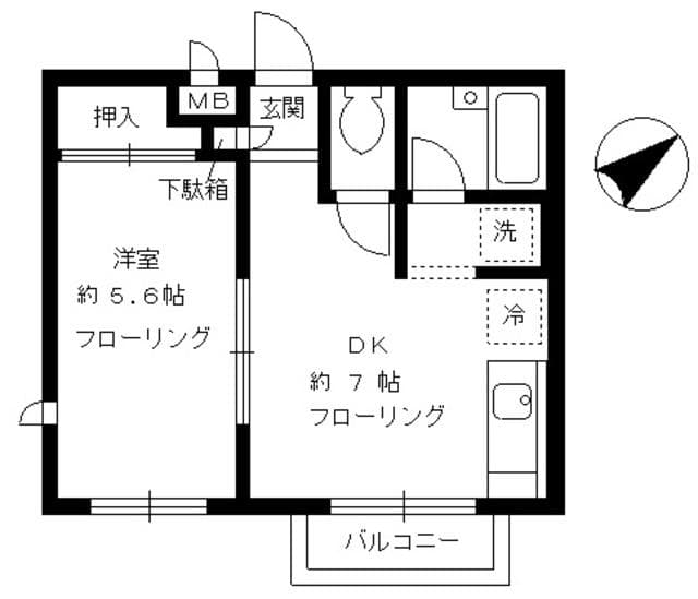 アスピラシオン 2階の間取り 1