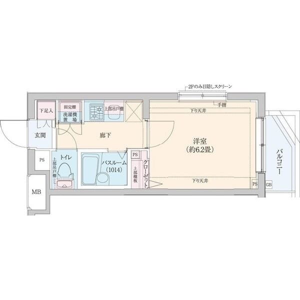 ロアール渋谷本町 3階の間取り 1