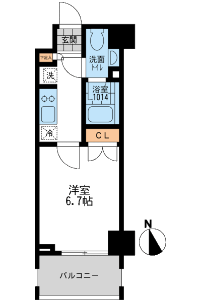 ＣＡＳＳＩＡ押上 6階の間取り 1