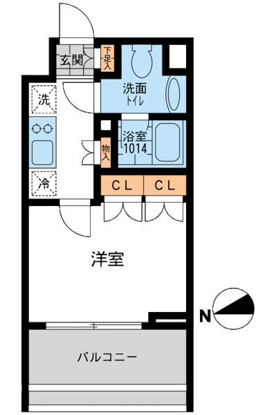 ＣＡＳＳＩＡ押上 6階の間取り 1