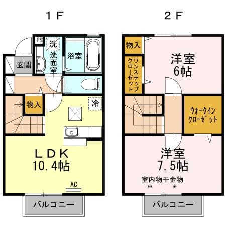 PAISIBLE 1階の間取り 1