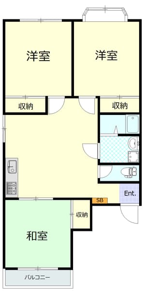 フォレスト京島Ｆ 3階の間取り 1