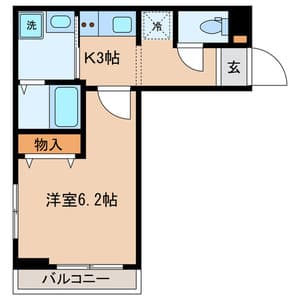 ＬａＬａ神泉 3階の間取り 1