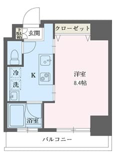 リ－フコンフォ－ト赤羽 6階の間取り 1