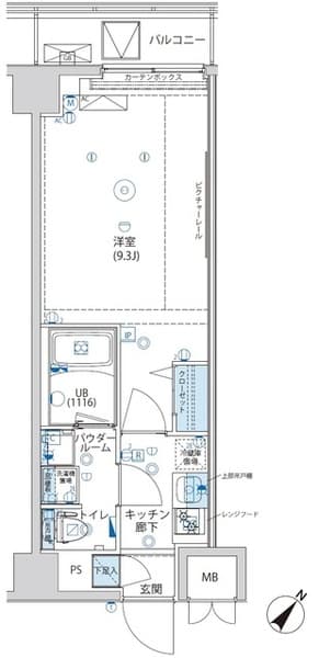 トラディス向島 3階の間取り 1