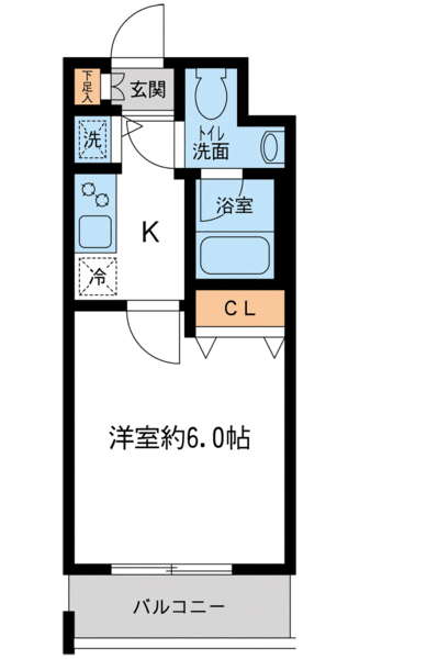 ＫＤＸレジデンス大島 9階の間取り 1