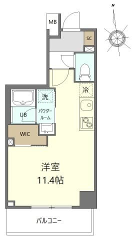 グランステラ（西葛西） 6階の間取り 1