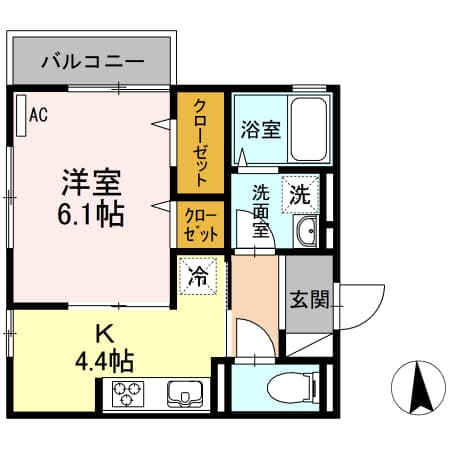 アイビーテラス 3階の間取り 1