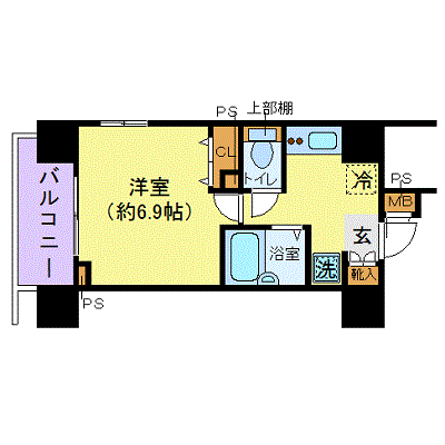 トーシンフェニックス南麻布 5階の間取り 1