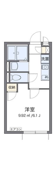 ヴィアロ伊興レジデンスＢ 109の間取り 1