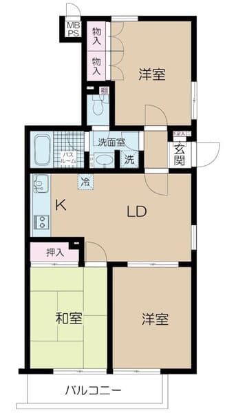 ロイヤルパレス上池台 2階の間取り 1