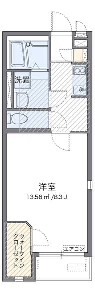 ミランダル　シエル　Ⅱ 1階の間取り 1