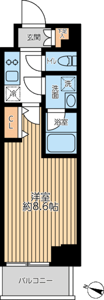 GRAN PASEO日本橋三越前 3階の間取り 1