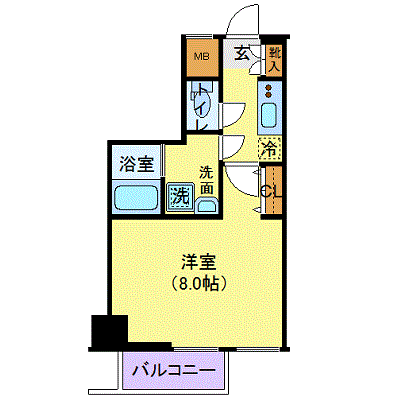 クレヴィスタ文京江戸川橋 3階の間取り 1