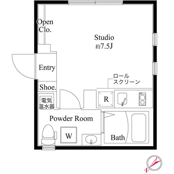 CASA PIAZZA 東長崎 3階の間取り 1