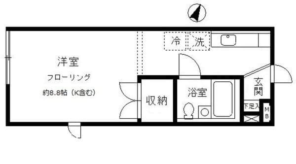 パークヴィラ　 1階の間取り 1