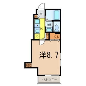 フラット富士見台 2階の間取り 1