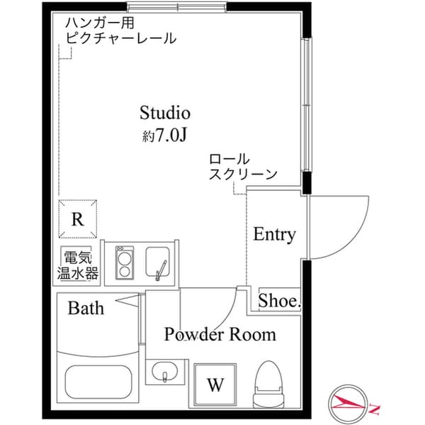 CASA PIAZZA 錦糸町 1階の間取り 1