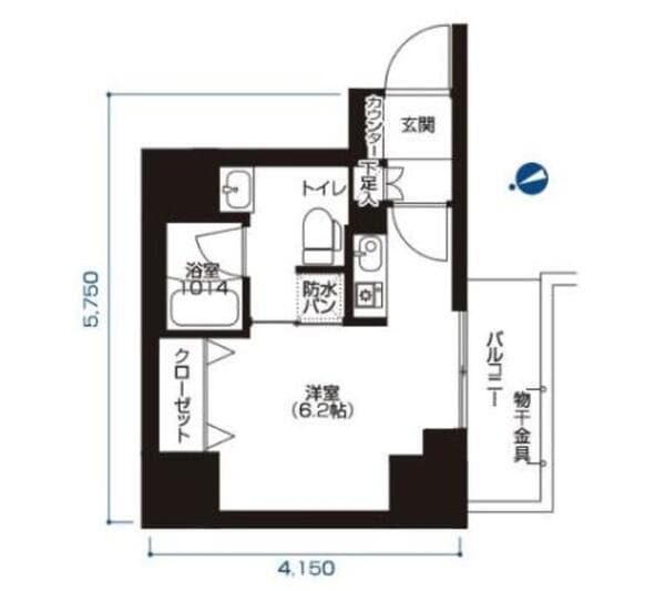 アーバネックス大森 9階の間取り 1