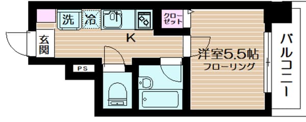 ナカヤマビルディング 3階の間取り 1