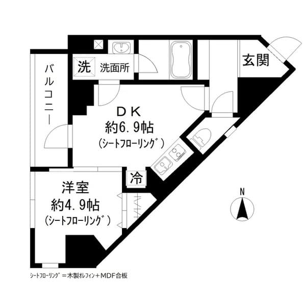 ＧＲＡＮＤ三軒茶屋ＷＥＳＴ 6階の間取り 1