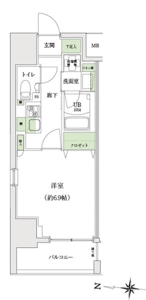 ＳＴＡＮＤＺ大島 3階の間取り 1