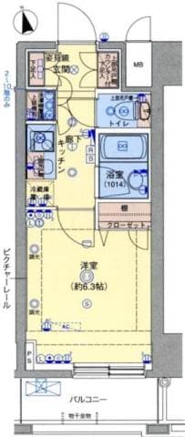 ブライズ品川南Le-lion 13階の間取り 1